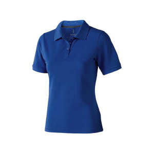 Calgary женская футболка-поло с коротким рукавом, синий - купить оптом