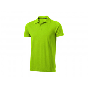 Рубашка поло Seller мужская, зеленое яблоко - купить оптом