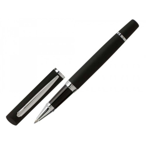 Ручка-роллер Soft. Cerruti 1881, черный/серебристый - купить оптом