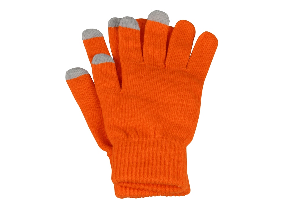 Перчатки для сенсорного экрана Сет, S/M, оранжевый - купить оптом
