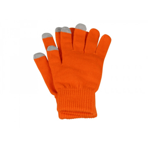 Перчатки для сенсорного экрана Сет, L/XL, оранжевый - купить оптом