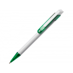Ручка шариковая Бавария белая/зеленая, белый/ зеленый