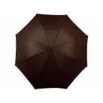 Зонт-трость полуавтоматический, коричневый, фото 1