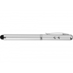 Ручка-стилус Каспер 3 в 1, серебристый, фото 4