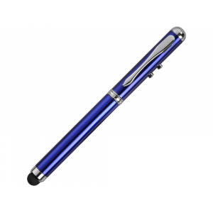 Ручка-стилус Каспер 3 в 1, синий - купить оптом