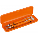 Набор Онтарио: ручка шариковая, карандаш механический, оранжевый/серебристый, фото 1