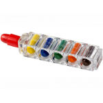 Набор восковых карандашей Crayton, прозрачный/разноцветный