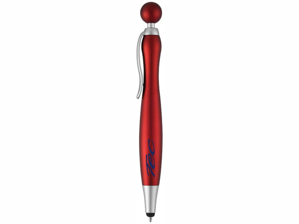 Ручка-стилус шариковая Naples, красный - купить оптом
