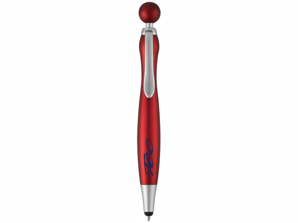 Ручка-стилус шариковая Naples, красный - купить оптом