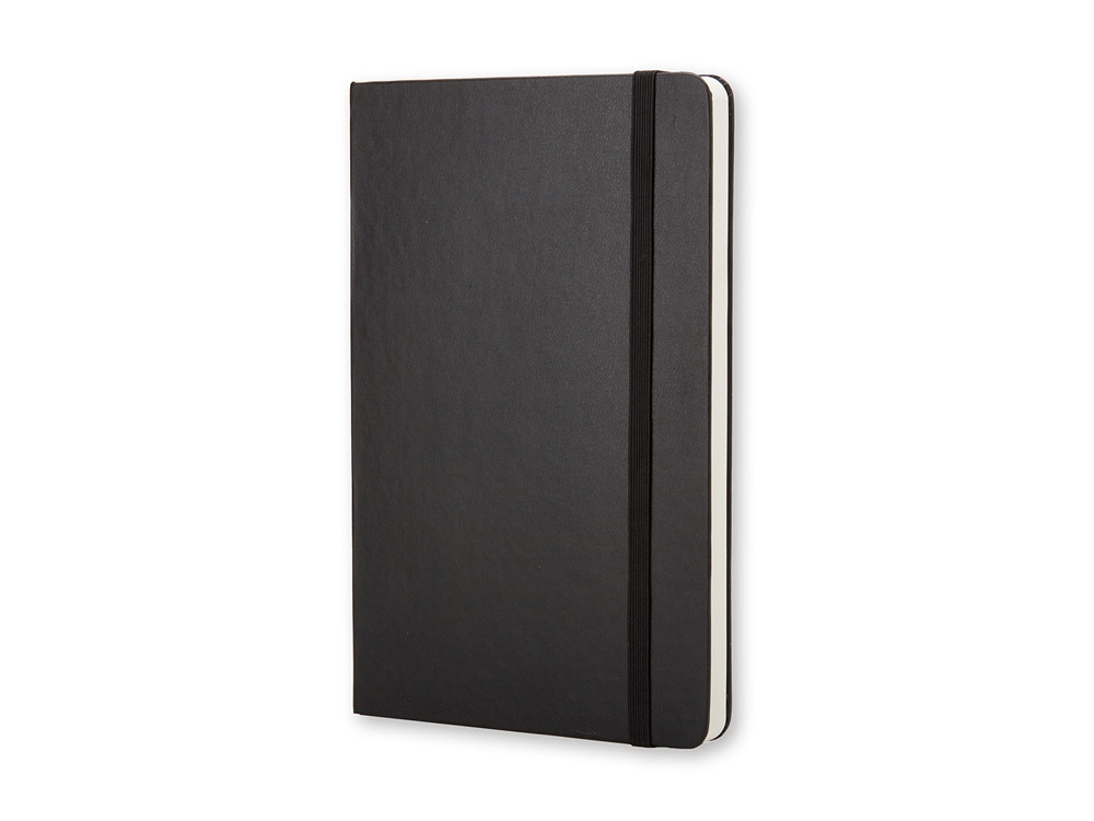 Записная книжка Moleskine Classic (нелинованный) в твердой обложке, Large (13х21см), черный - купить оптом