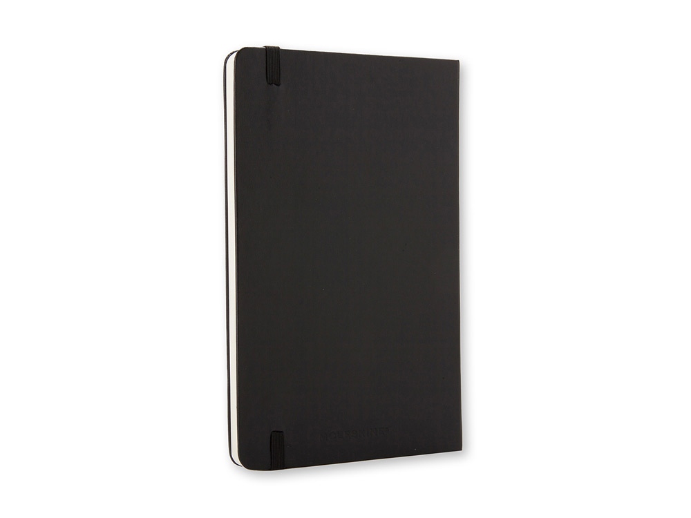 Записная книжка Moleskine Classic (нелинованный) в твердой обложке, Large (13х21см), черный - купить оптом