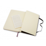 Записная книжка Moleskine Classic (нелинованный) в твердой обложке, Large (13х21см), черный, фото 3