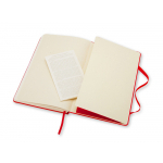 Записная книжка Moleskine Classic (нелинованный) в твердой обложке, Large (13х21см), красный, фото 3