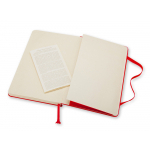 Записная книжка Moleskine Classic (в линейку) в твердой обложке, Large (13х21см), красный, фото 3