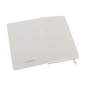 Записная книжка Moleskine Classic (в линейку) в твердой обложке, Pocket (9x14см), белый - купить оптом