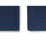Записная книжка Moleskine Classic (в линейку) в твердой обложке, Large (13х21см), синий, фото 2