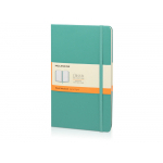 Записная книжка Moleskine Classic (в линейку) в твердой обложке, Large (13х21см), морская волна