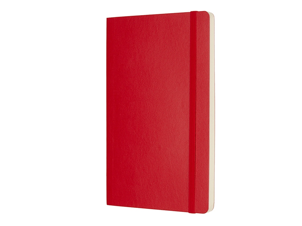Записная книжка Moleskine Classic Soft (нелинованный), Large (13х21см), красный - купить оптом