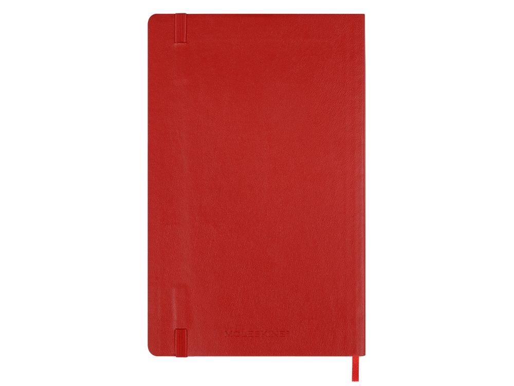 Записная книжка Moleskine Classic Soft (в линейку), Large (13х21см), красный - купить оптом