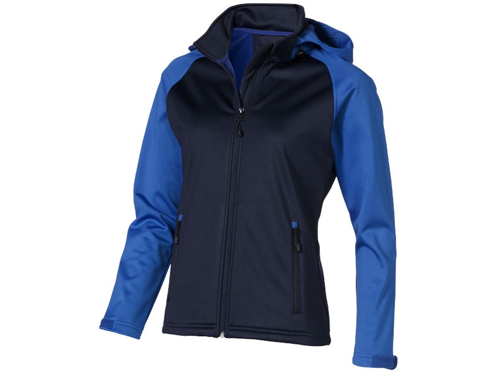 Куртка софтшел Сhallenger женская, темно-синий/небесно-голубой - купить оптом