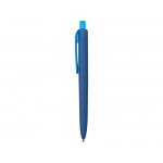 Ручка шариковая Prodir DS8 PRR софт-тач, голубой, синий, фото 3