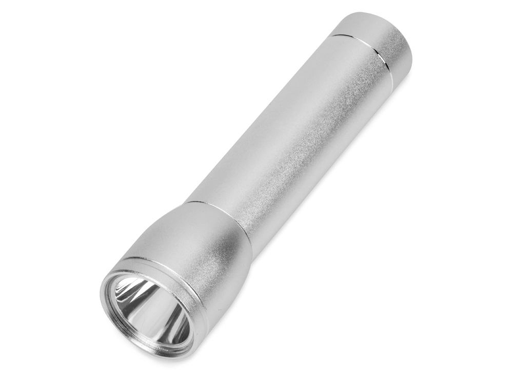 Портативное зарядное устройство Lumi с фонариком, 3000 mAh, серебристый - купить оптом