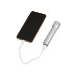 Портативное зарядное устройство Lumi с фонариком, 3000 mAh, серебристый, фото 1
