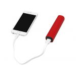 Портативное зарядное устройство Мьюзик, 5200 mAh, красный, фото 2