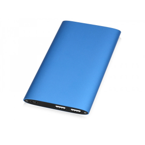 Портативное зарядное устройство Джет с 2-мя USB-портами, 8000 mAh, синий - купить оптом