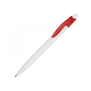 Ручка шариковая Какаду, белый/красный - купить оптом