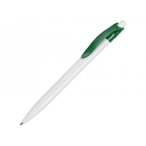 Ручка шариковая Какаду, белый/зеленый - купить оптом