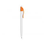 Ручка шариковая Какаду, белый/оранжевый, фото 2