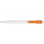 Ручка шариковая Какаду, белый/оранжевый, фото 4