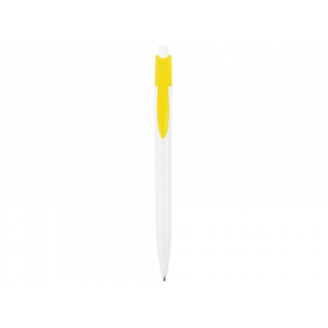 Ручка шариковая Какаду, белый/желтый - купить оптом