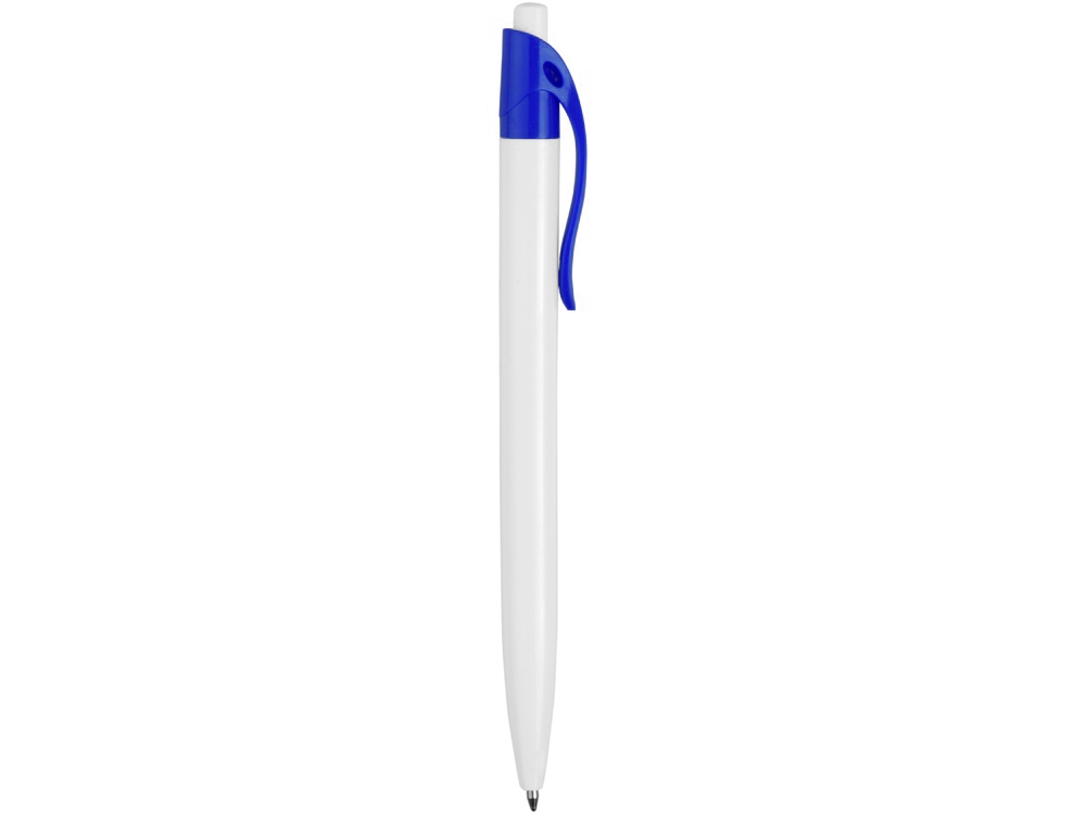 Ручка шариковая Какаду, белый/ярко-синий - купить оптом