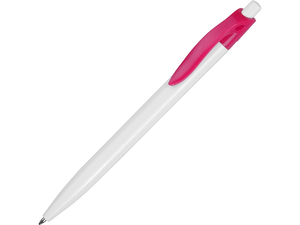 Ручка шариковая Какаду, белый/розовый - купить оптом