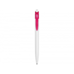 Ручка шариковая Какаду, белый/розовый, фото 1