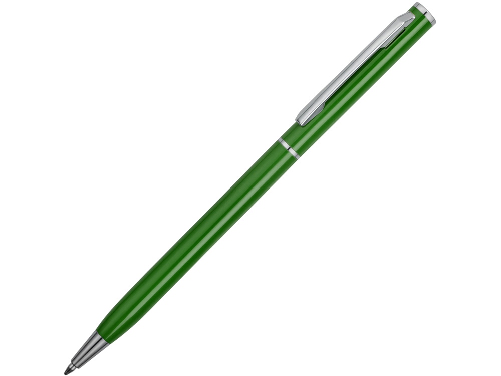Ручка металлическая шариковая Атриум, зеленый - купить оптом