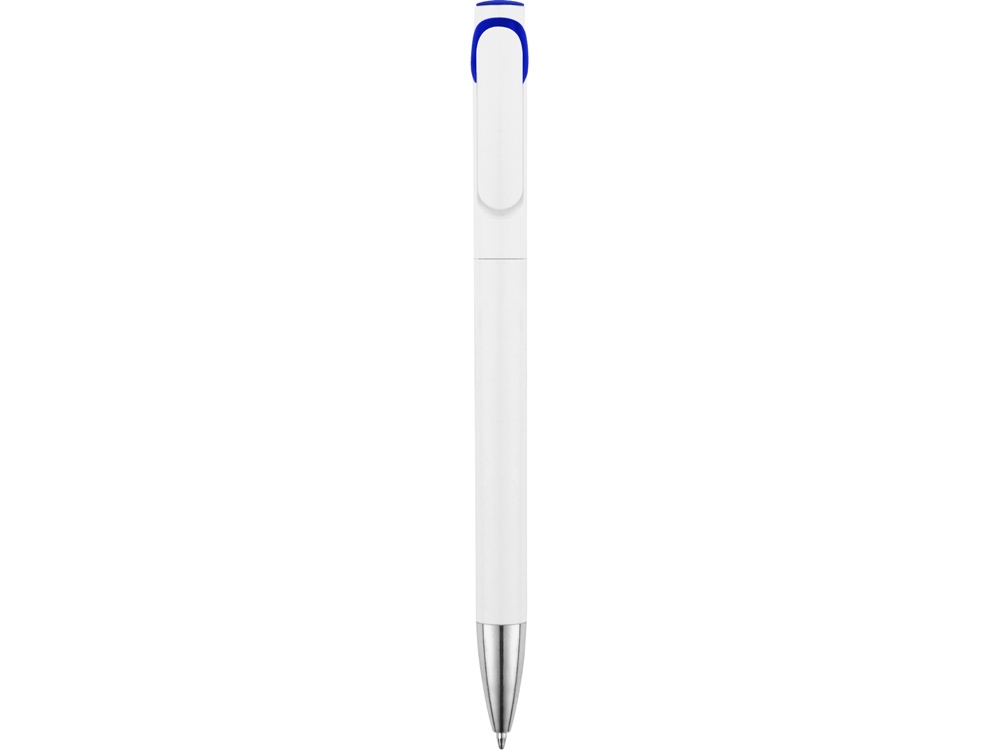 Ручка шариковая Локи, белый/синий - купить оптом