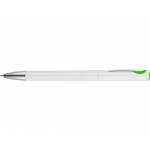 Ручка шариковая Локи, белый/зеленое яблоко, фото 4