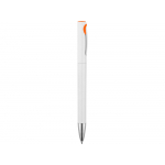 Ручка шариковая Локи, белый/оранжевый, фото 2