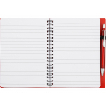 Блокнот Контакт с ручкой, красный, фото 4