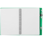 Блокнот Контакт с ручкой, зеленый, фото 4