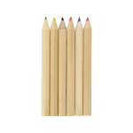 Цветные карандаши в тубусе, бежевый, фото 2