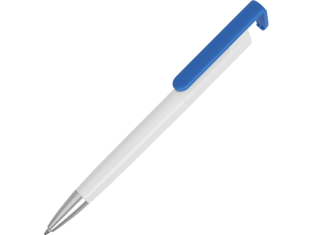 Ручка-подставка Кипер, белый/голубой - купить оптом