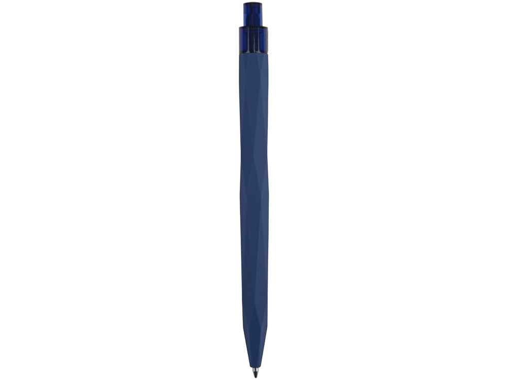 Ручка шариковая QS 20 PRT софт-тач, синий - купить оптом