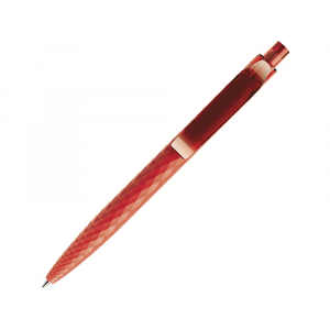 Ручка шариковая QS 01 PRT софт-тач, красный - купить оптом