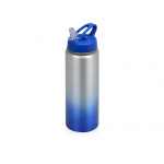 Бутылка Gradient, ярко-синий/серебристый