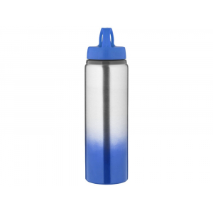 Бутылка Gradient, ярко-синий/серебристый - купить оптом