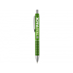 Ручка шариковая Bling, зеленый, синие чернила, фото 2